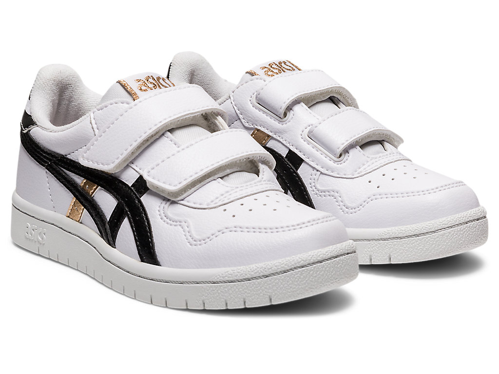 Asics Japan S Pre-School Sneakers Detske Biele Čierne | 3872-QRGFM