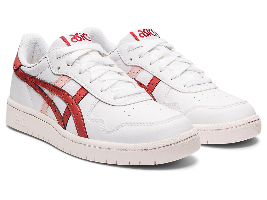 Asics Japan S Sneakers Damske Biele Červené Tmavo Červené | 9852-VMOHJ