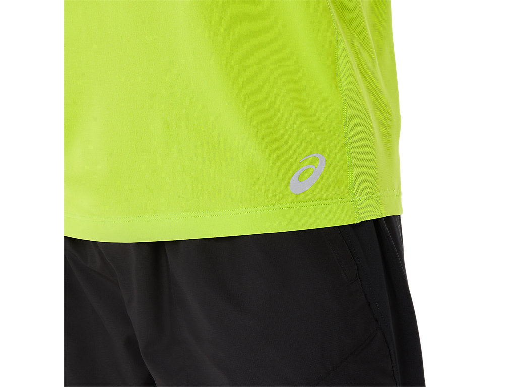 Asics Lite-Show Sleeve Tricko Panske Svetlo Zelene | 0567-ROJMC