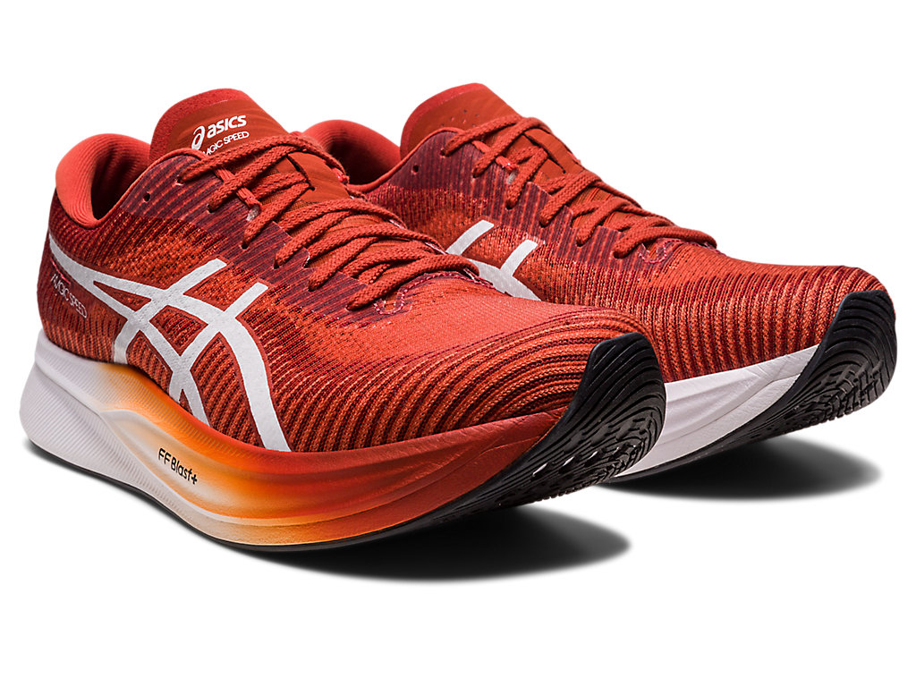 Asics Magic Speed 2 Running Shoes Panske Hnede Biele | 2148-GLSAW