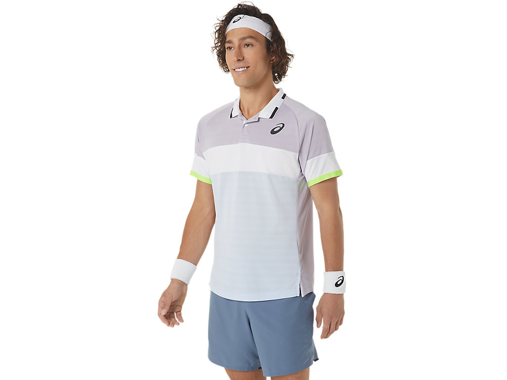 Asics Match Polo-Shirt Tricko Panske Nachový Modre | 1438-WPDGR