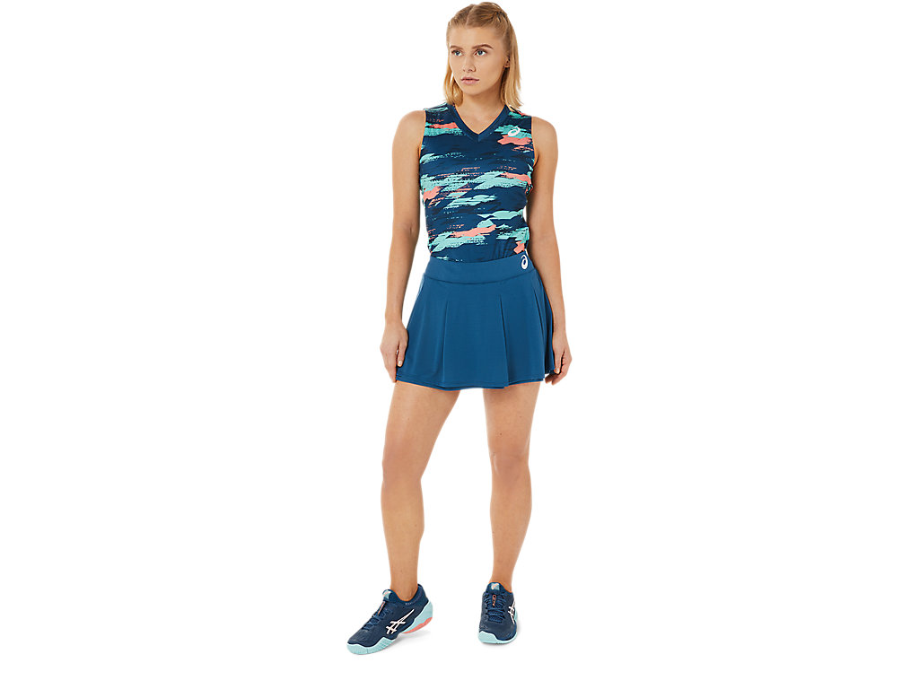 Asics Match Skort Sukne Damske Svetlo Indigo | 6785-AUSQZ