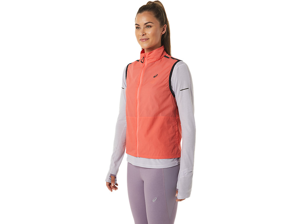 Asics Metarun Packable Vest Bundy Damske Ruzove | 3564-QXKDU