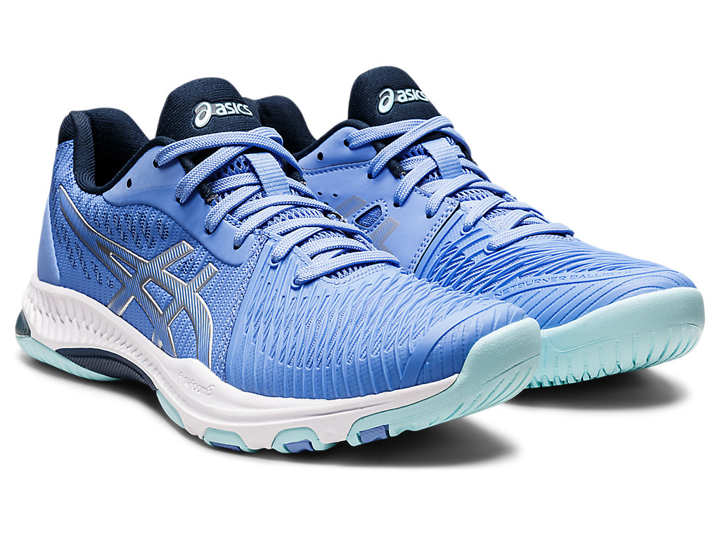 Asics Netburner Ballistic Ff 2 Tenisky Na Volejbal Damske Modre Strieborne | 3067-VZGJU