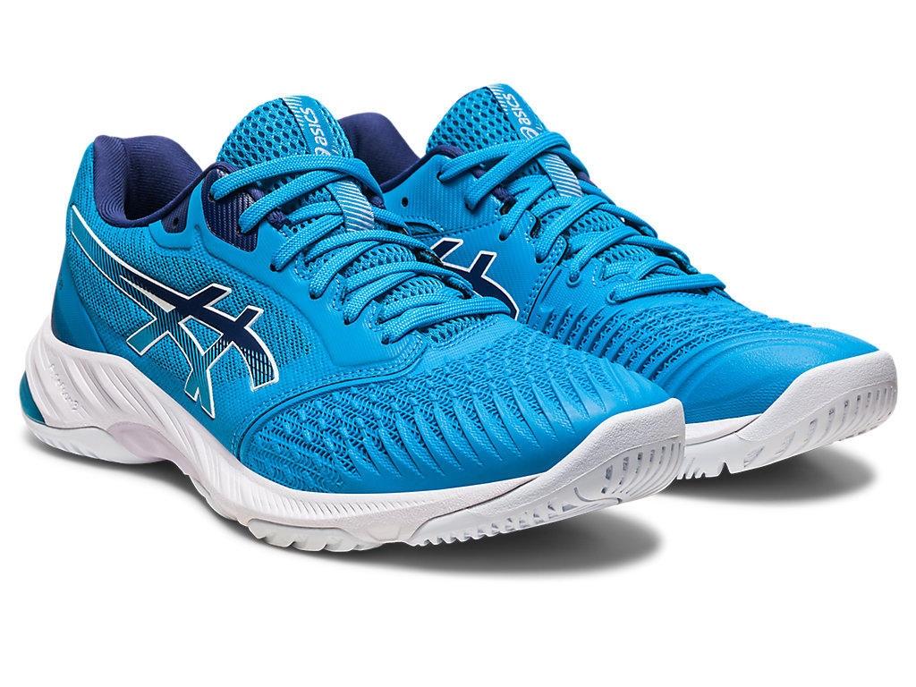 Asics Netburner Ballistic Ff 3 Tenisky Na Volejbal Panske Modre Indigo Modre | 3296-UZILT