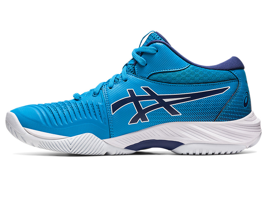 Asics Netburner Ballistic Ff Mt 3 Tenisky Na Volejbal Panske Modre Indigo Modre | 1590-VZPHG