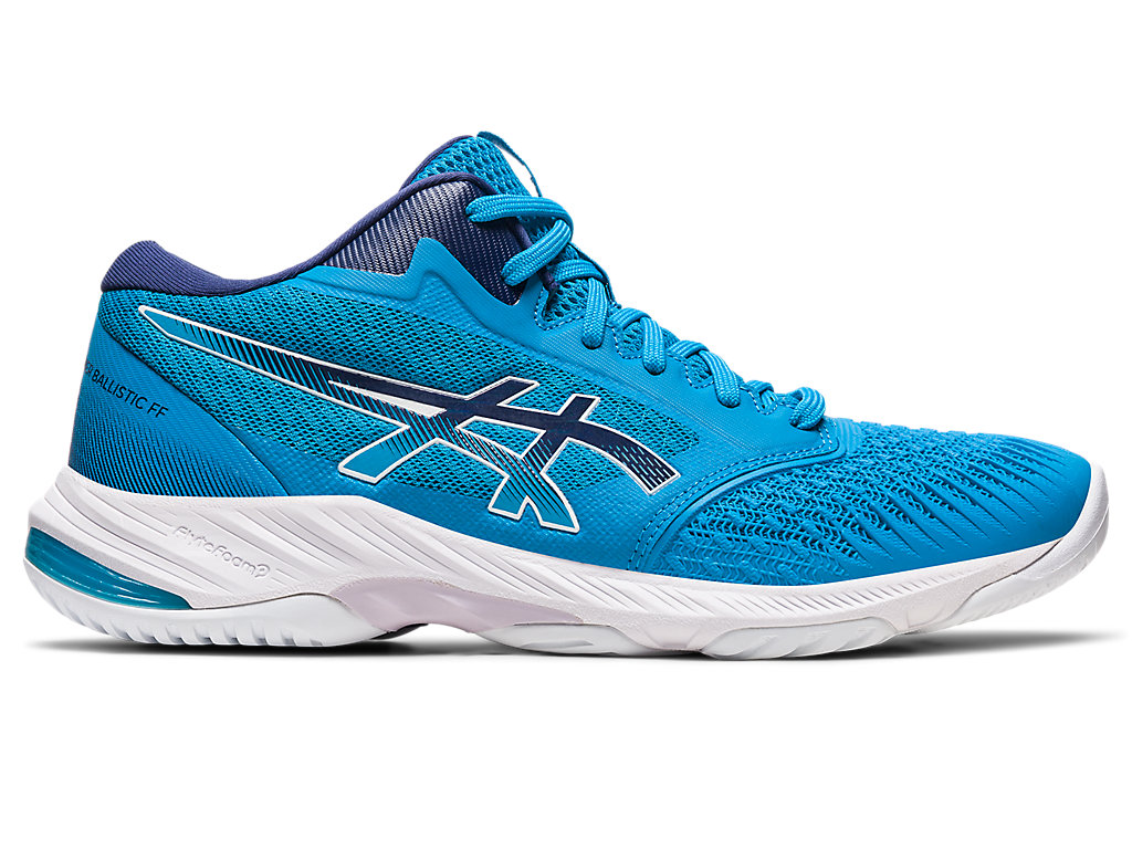 Asics Netburner Ballistic Ff Mt 3 Tenisky Na Volejbal Panske Modre Indigo Modre | 1590-VZPHG