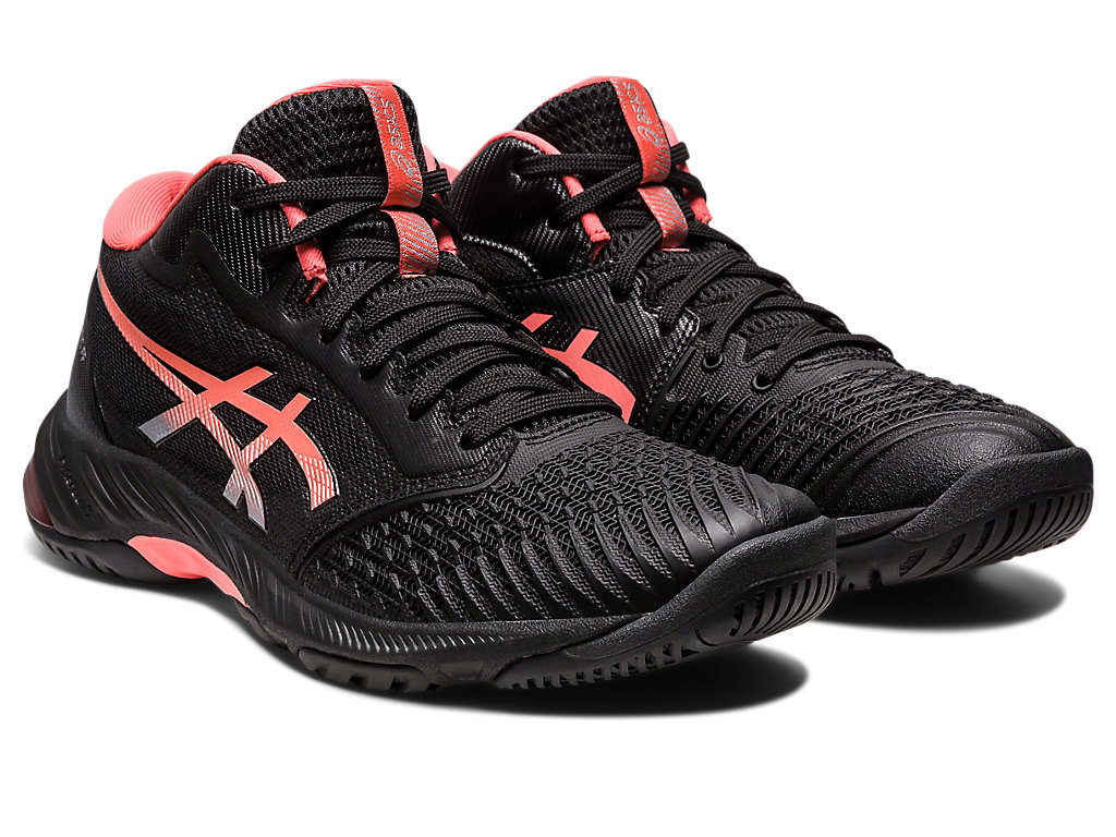 Asics Netburner Ballistic Ff Mt 3 Tenisky Na Volejbal Damske Čierne | 8507-KBNVP