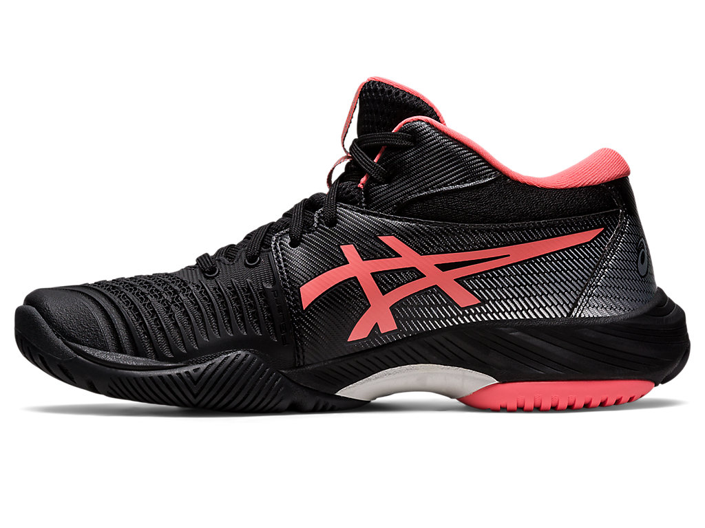 Asics Netburner Ballistic Ff Mt 3 Tenisky Na Volejbal Damske Čierne | 8507-KBNVP