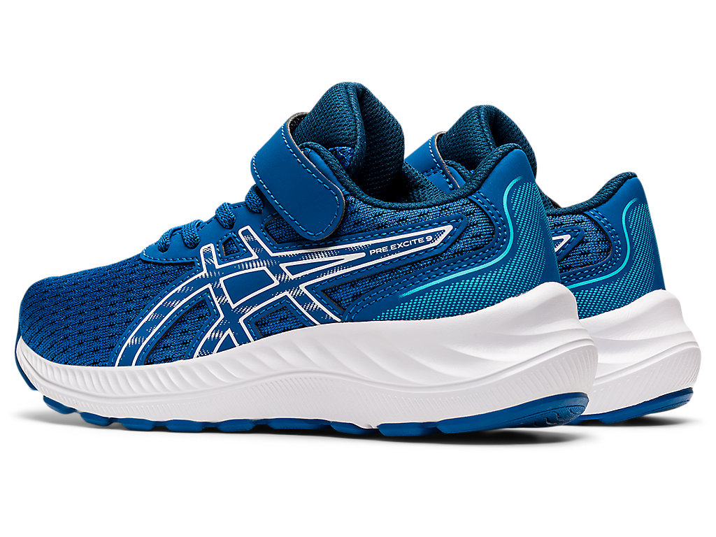 Asics Pre Excite 9 Pre-School Running Shoes Detske Biele | 1296-AYEGR