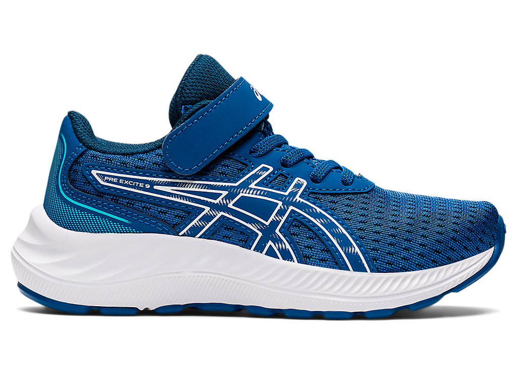 Asics Pre Excite 9 Pre-School Running Shoes Detske Biele | 1296-AYEGR