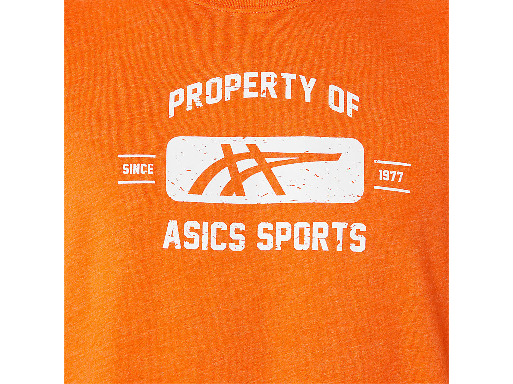 Asics Property Of Sports Tee Tricko Panske Oranžové | 0825-YBGIJ