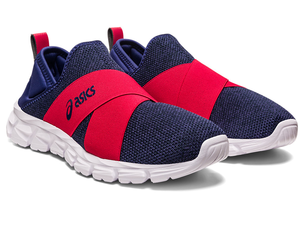 Asics Quantum Lyte Slip-On Sneakers Panske Indigo Modre Červené | 1387-PUEBM