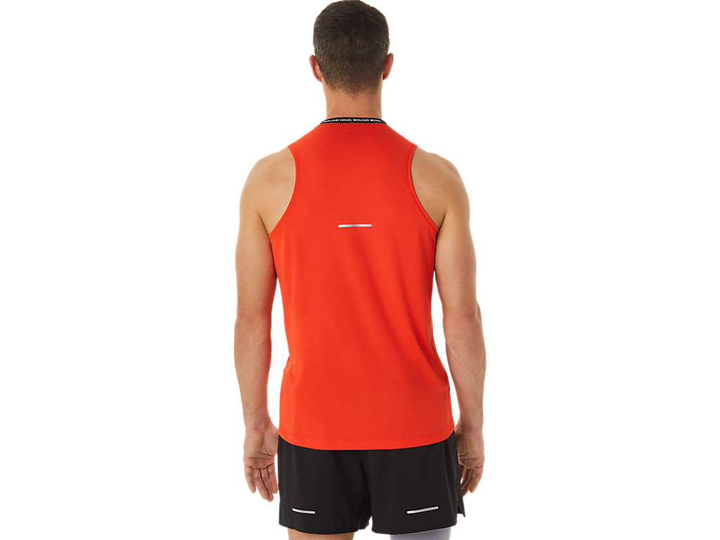 Asics Race Singlet Tricko Panske Čierne Ruzove | 2436-SVMNT