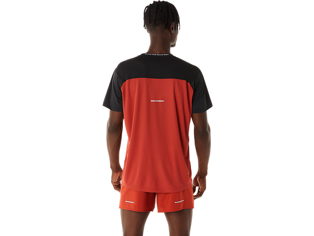 Asics Race Sleeve Tricko Panske Čierne Hnede | 8052-VAYEO