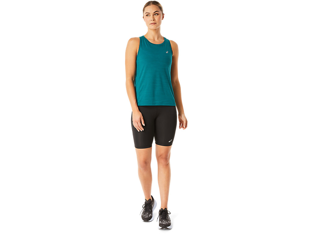 Asics Race Tank Tricko Damske Tmavo Zelene | 9268-KESTC