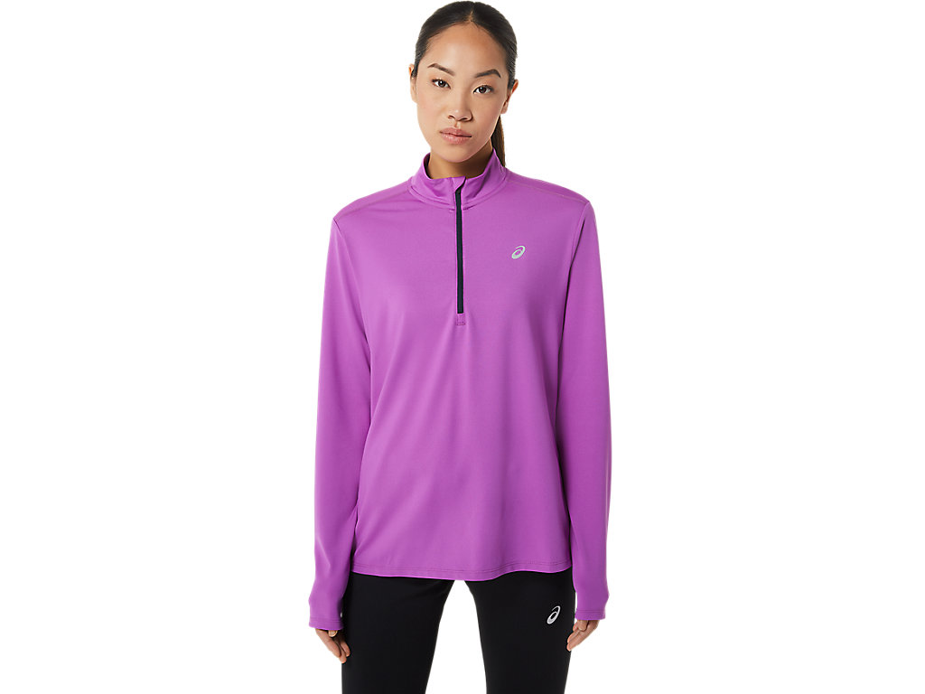 Asics Ready-Set Half Zip Tricko Damske Nachový Modre | 9406-QWERJ