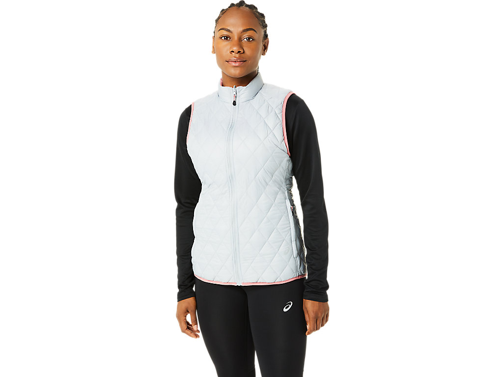 Asics Reverse Insulated Vest Bundy Damske Siva Ruzove | 7135-CRUAE