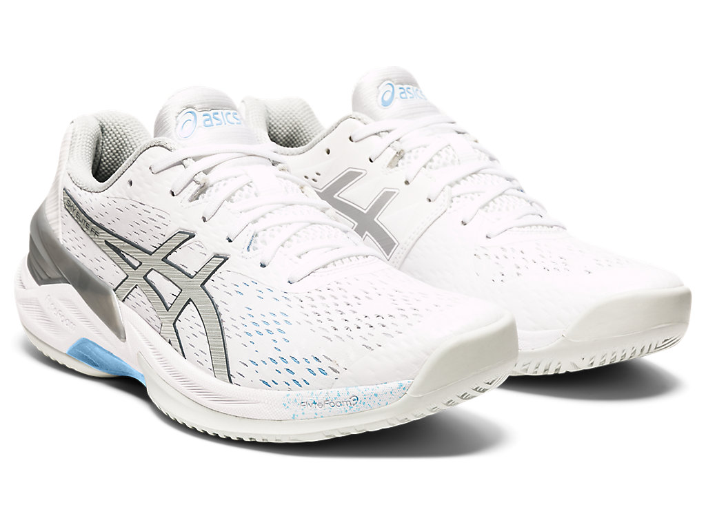 Asics Sky Elite Ff Tenisky Na Volejbal Damske Biele Strieborne | 4236-CAZSF