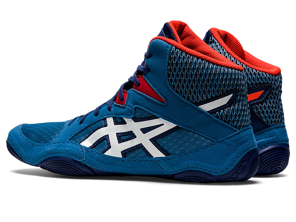 Asics Snapdown 3 Zápasnícke Topánky Panske Modre Biele | 2463-IXQHU