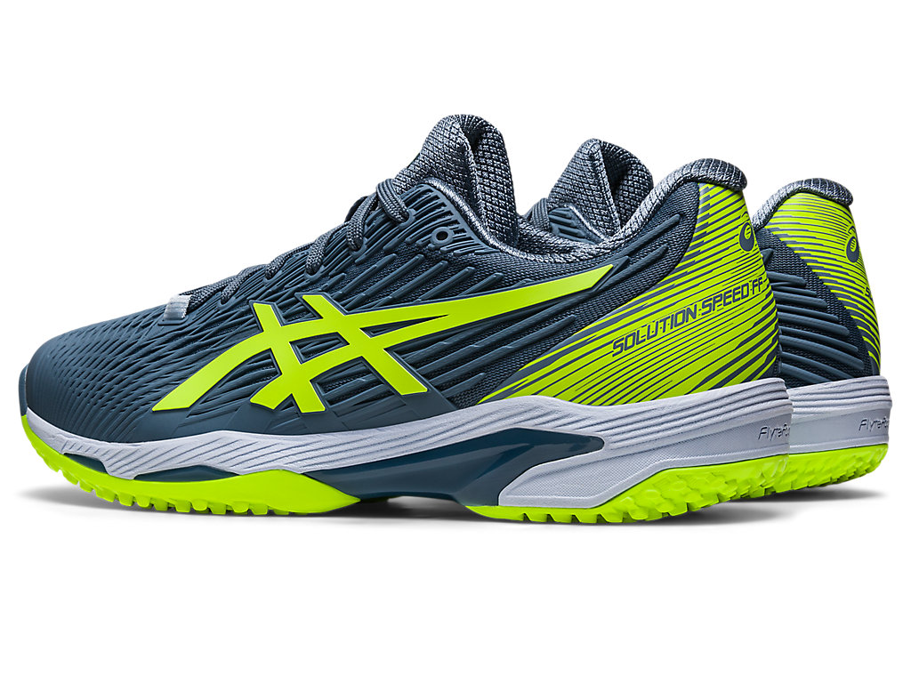 Asics Solution Speed Ff 2 Oc Tenisove Tenisky Panske Siva Modre Zelene | 5281-PLEFB