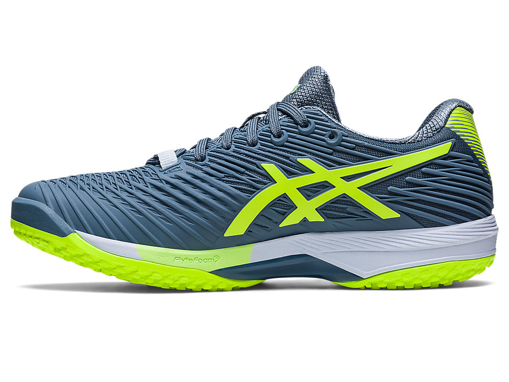 Asics Solution Speed Ff 2 Oc Tenisove Tenisky Panske Siva Modre Zelene | 5281-PLEFB