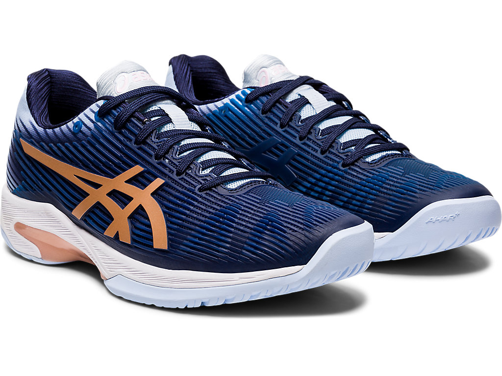 Asics Solution Speed Ff Tenisove Tenisky Damske Námornícka Modrá Zlate | 1736-KNLCX