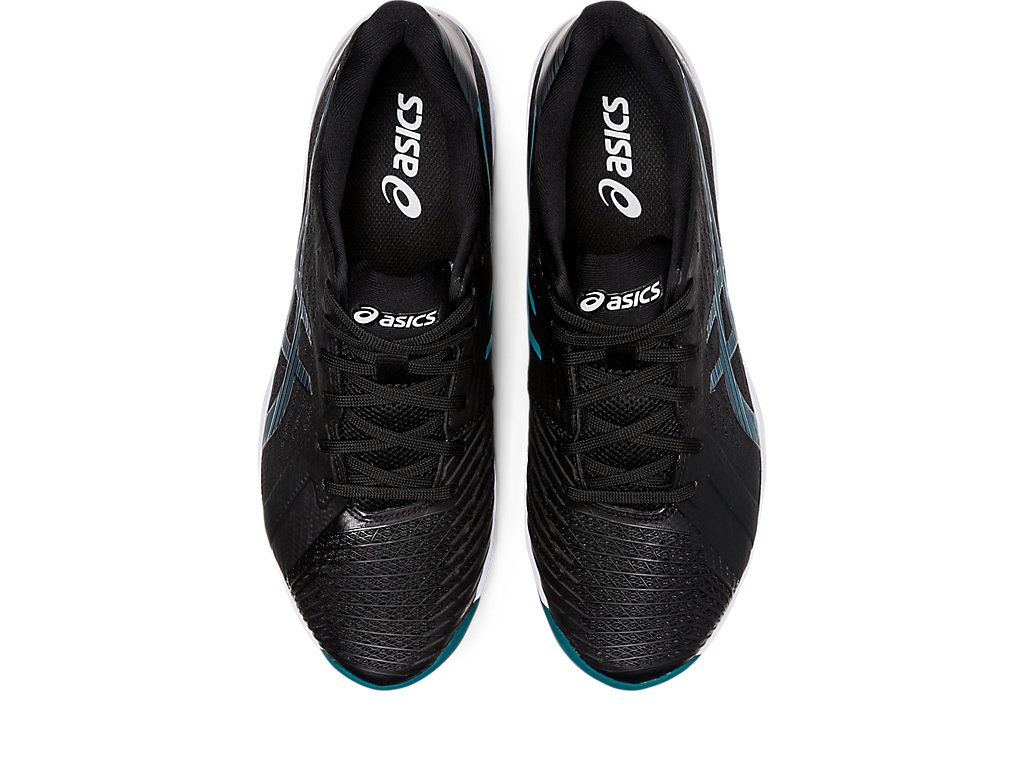 Asics Solution Swift Ff Clay Tenisove Tenisky Panske Čierne Tmavo Zelene | 5108-NWQOX