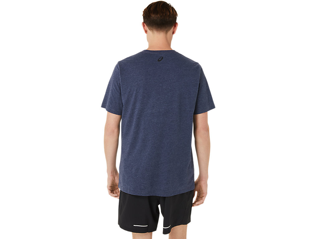 Asics Spiral A Tracking And Field Tee Tricko Panske Námornícka Modrá | 9782-MDRTK