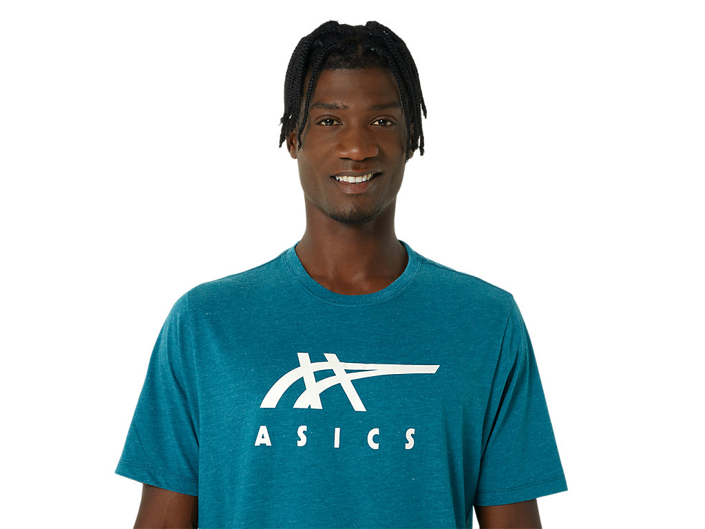 Asics Stripe Sleeve Tee Tricko Damske Tmavo Zelene | 2670-OVZED