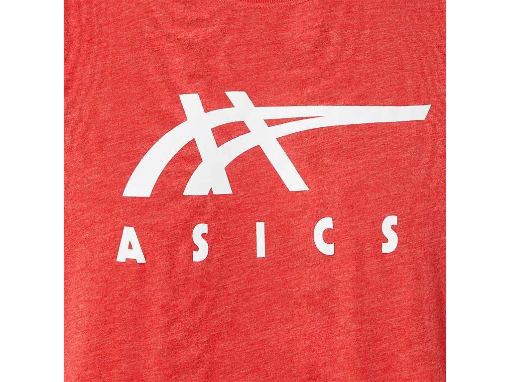 Asics Stripe Sleeve Tee Tricko Panske Červené | 8213-JMBQY