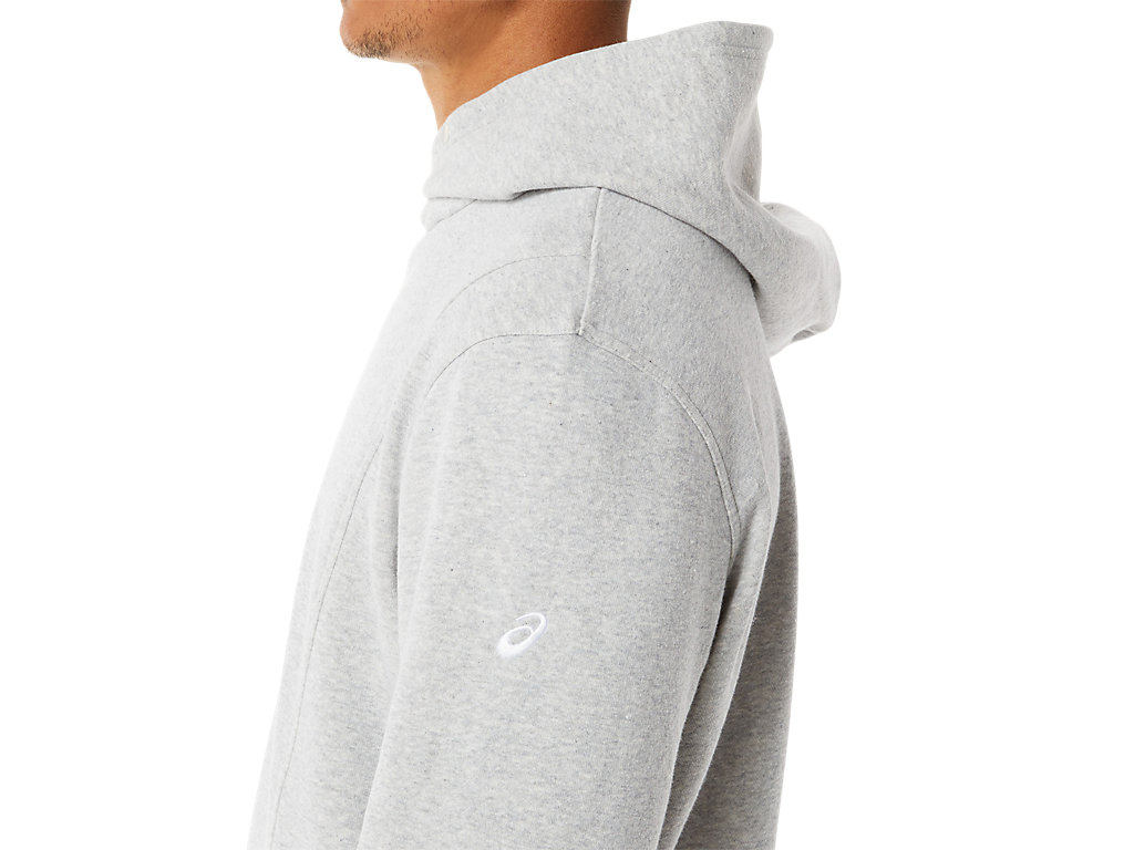 Asics Sunday Fleece Hoody Wch Mikiny S Kapucňou Panske Svetlo Siva | 5120-FTXEB