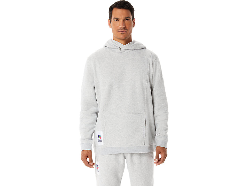 Asics Sunday Fleece Hoody Wch Mikiny S Kapucňou Panske Svetlo Siva | 5120-FTXEB