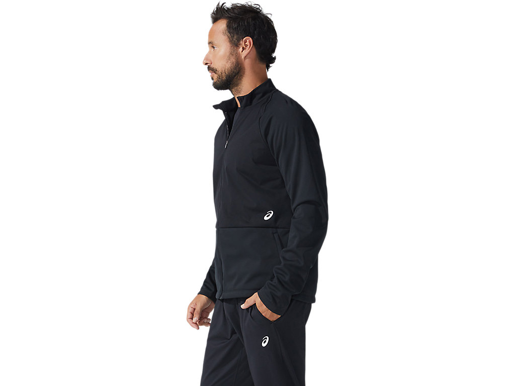 Asics Thermostorm Full Zip Bundy Panske Čierne Čierne | 7831-YPUZQ