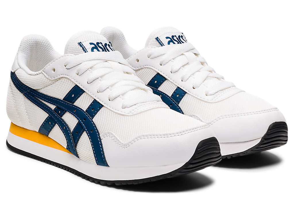 Asics Tiger Runner Grade School Sneakers Detske Biele Svetlo Indigo | 5284-HLSGR