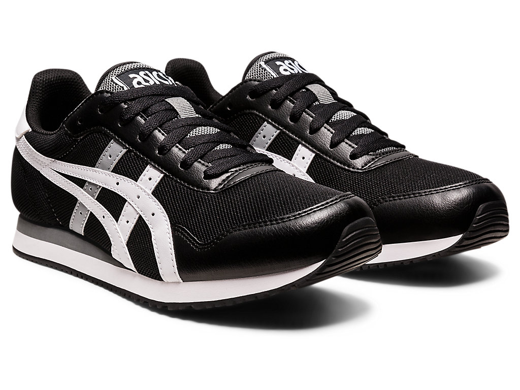 Asics Tiger Runner Sneakers Panske Čierne Biele | 0795-PQSRO