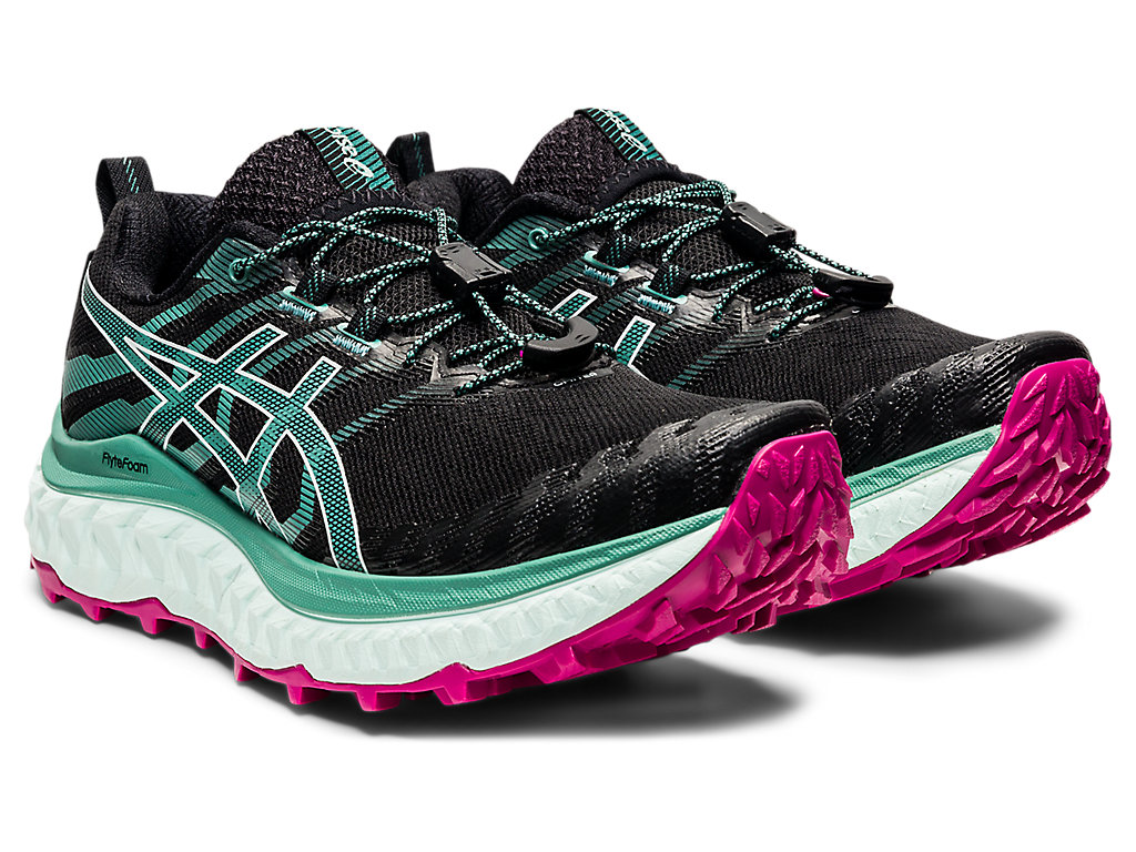 Asics Trabuco Max Trailove Bezecke Tenisky Damske Čierne | 0321-BELTP