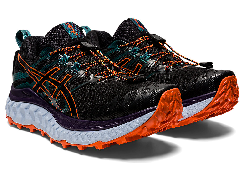 Asics Trabuco Max Trailove Bezecke Tenisky Damske Čierne Oranžové | 2731-UPVXW