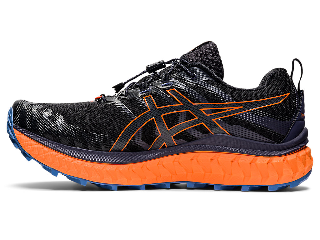 Asics Trabuco Max Trailove Bezecke Tenisky Panske Čierne Oranžové | 6084-FSXAJ