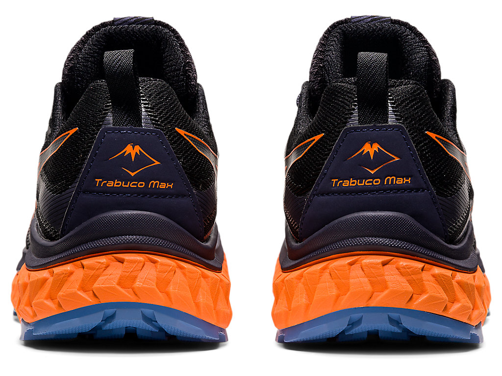 Asics Trabuco Max Trailove Bezecke Tenisky Panske Čierne Oranžové | 6084-FSXAJ