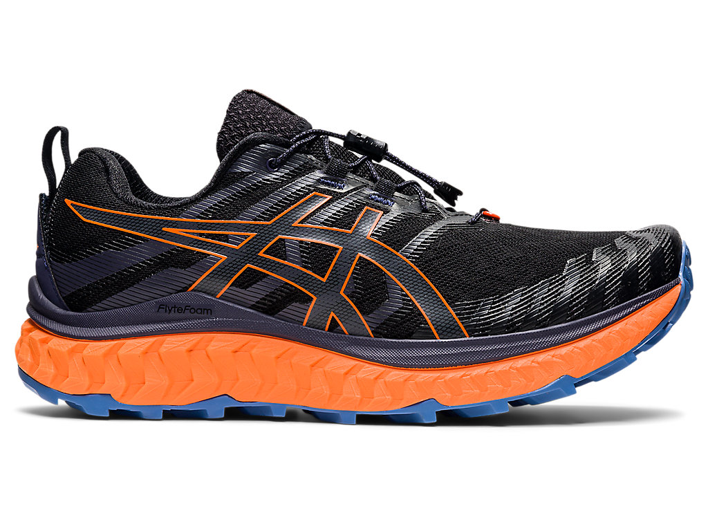 Asics Trabuco Max Trailove Bezecke Tenisky Panske Čierne Oranžové | 6084-FSXAJ