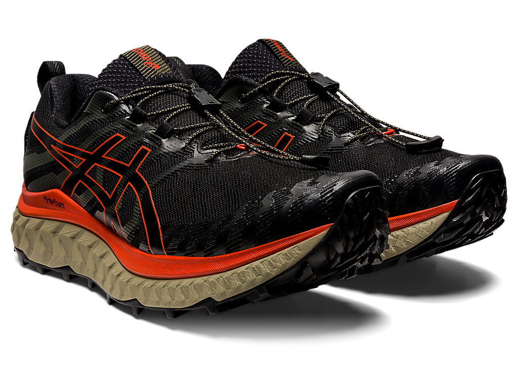 Asics Trabuco Max Trailove Bezecke Tenisky Panske Čierne Ruzove | 6450-ZHKAG