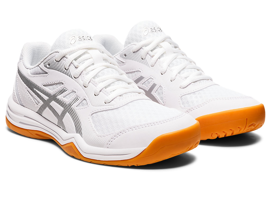 Asics Upcourt 5 Tenisky Na Volejbal Damske Biele Strieborne | 5461-YUTID