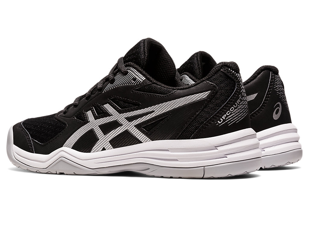 Asics Upcourt 5 Tenisky Na Volejbal Damske Čierne Strieborne | 7514-MQXCJ