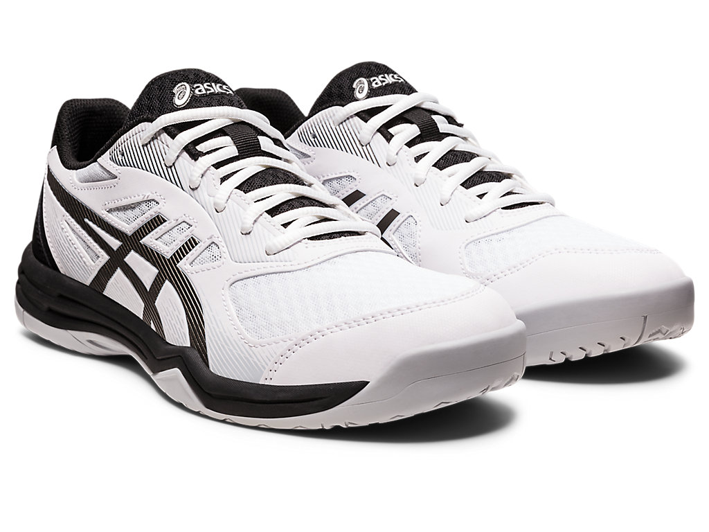 Asics Upcourt 5 Tenisky Na Volejbal Panske Biele Siva | 8975-DWCVZ