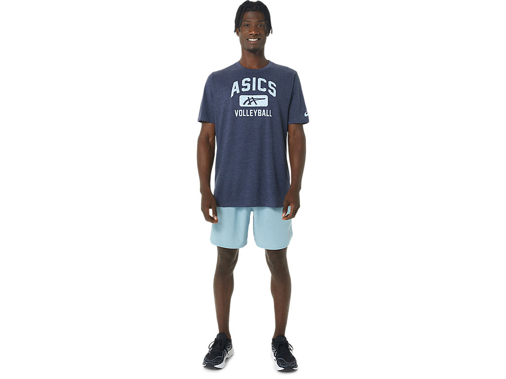 Asics Volleyball Grafika Tee Tricko Damske Námornícka Modrá | 3984-ZUCWI