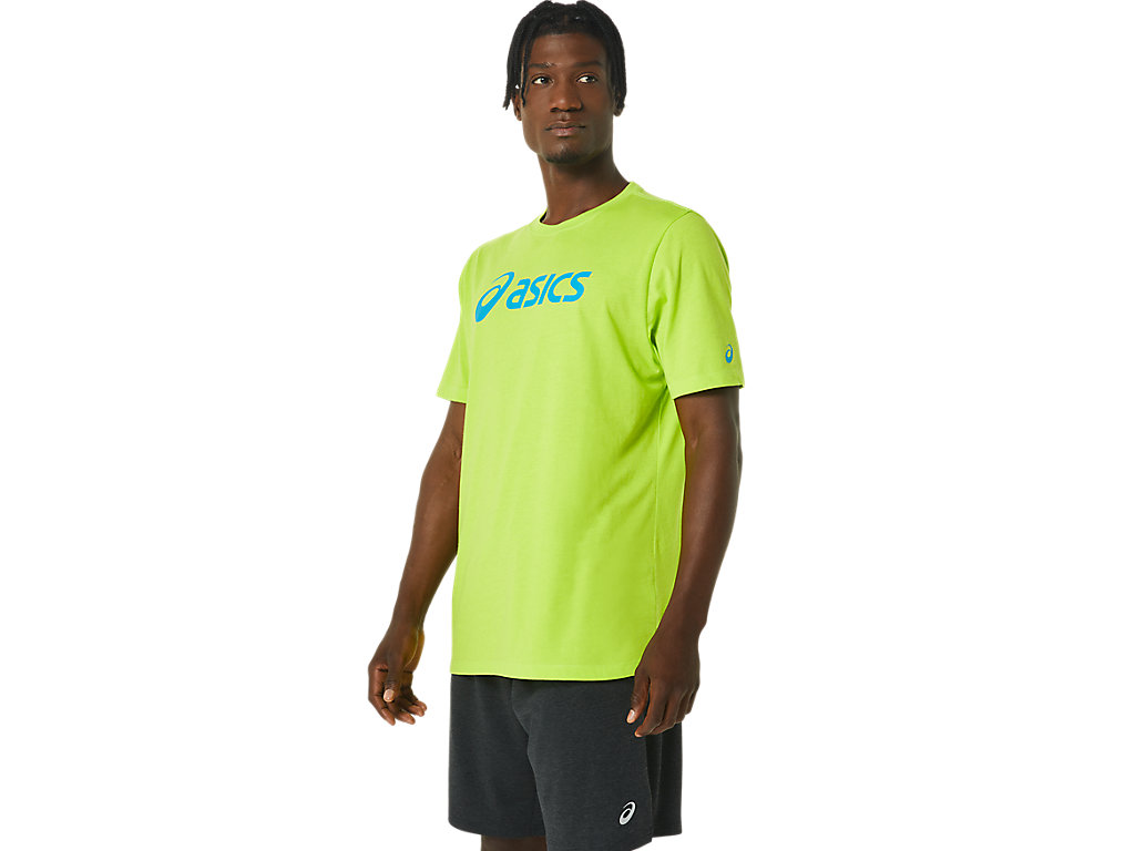 Asics Xg Sleeve Lockup Logo Tee Tricko Damske Svetlo Zelene | 3285-NRETD