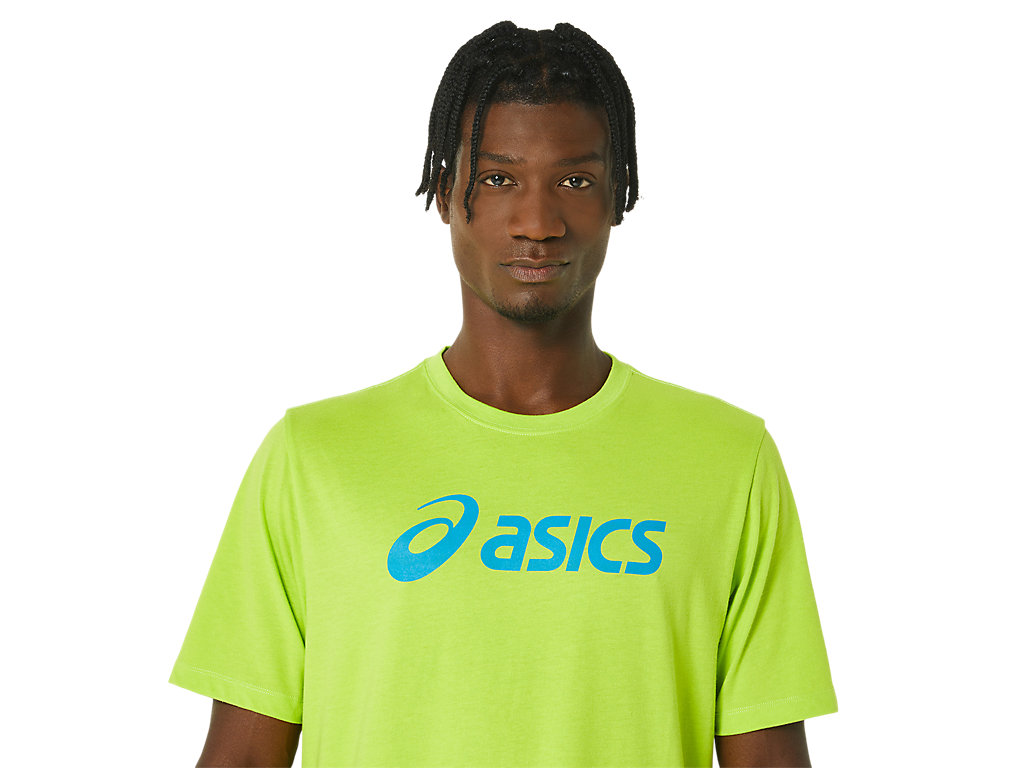 Asics Xg Sleeve Lockup Logo Tee Tricko Damske Svetlo Zelene | 3285-NRETD