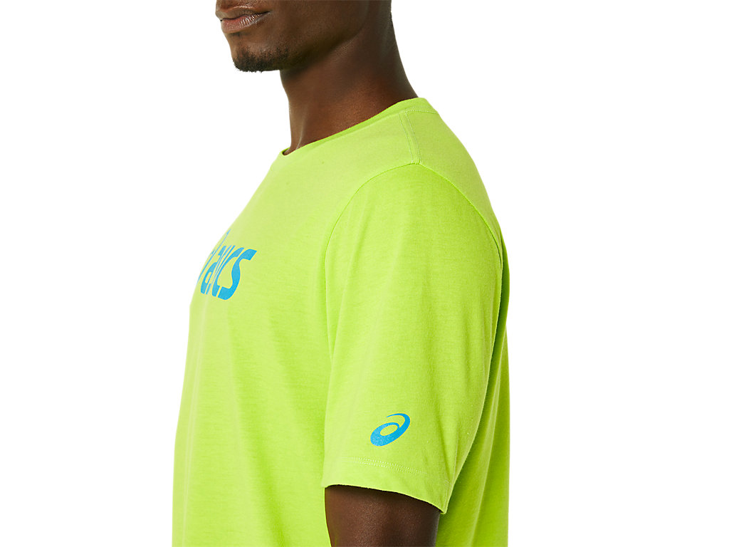 Asics Xg Sleeve Lockup Logo Tee Tricko Damske Svetlo Zelene | 3285-NRETD